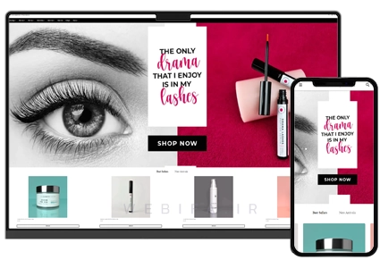 طراحی سایت لوازم بهداشتی و آرایشی زیبایی وارداتی و آنلاین شاپ