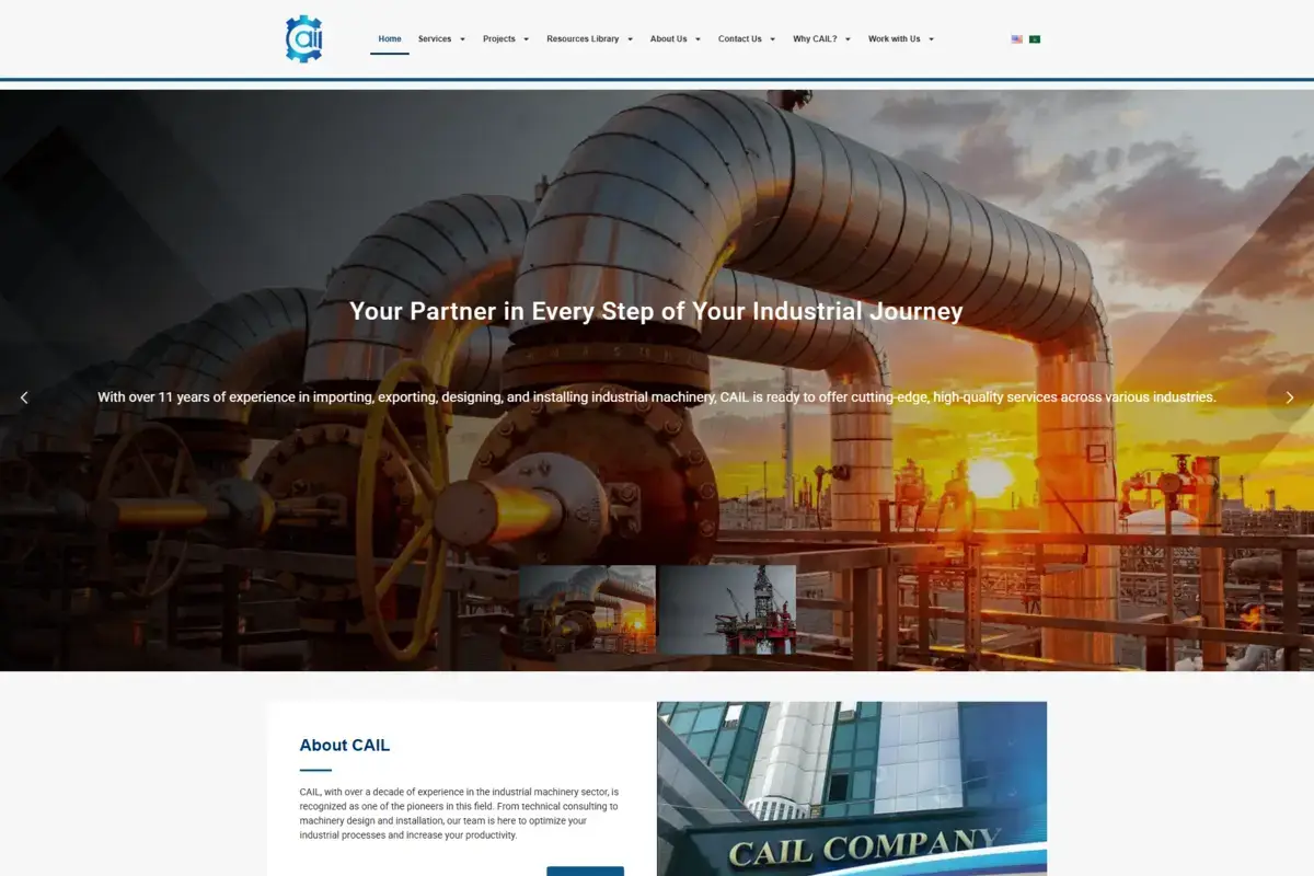 طراحی سایت شرکتی دو زبانه