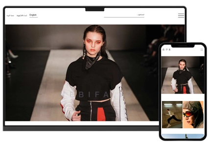 طراحی سایت فروشگاهی پوشاک مشابه زارا