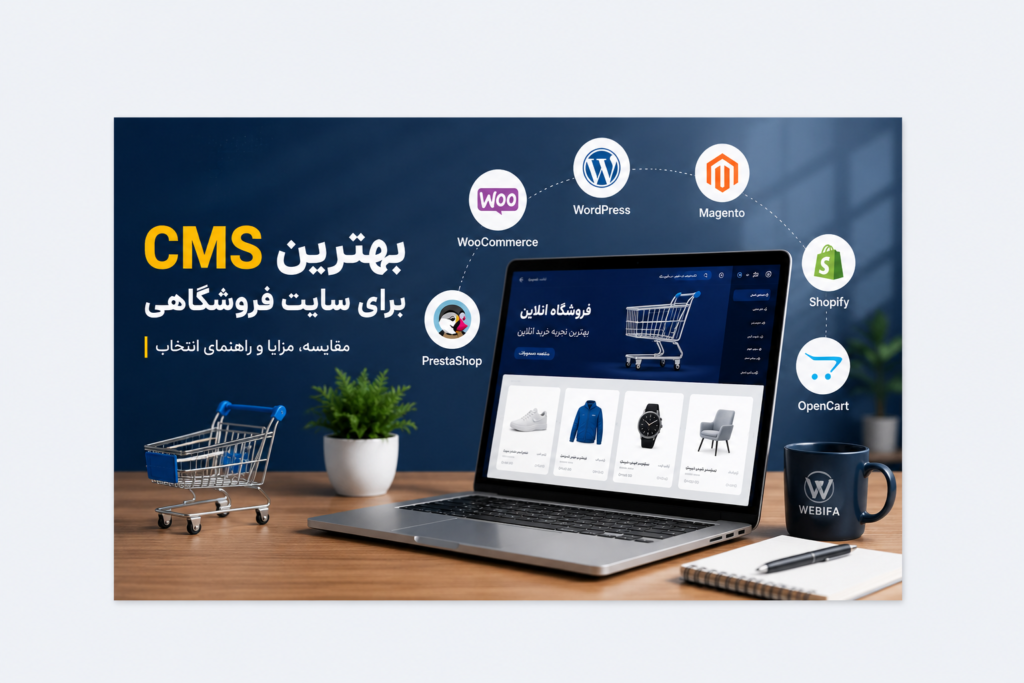 بهترین CMS برای سایت فروشگاهی؛ راهنمای انتخاب سیستم مدیریت محتوای فروشگاه اینترنتی